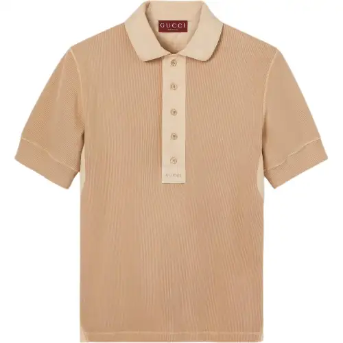 Gucci Logo Embroidered Polo Shirt