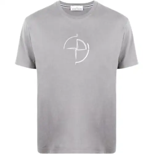 STONE ISLAND T Shirt Men's Gray
