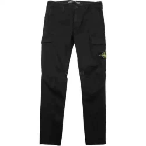 STONE ISLAND Cargo Pants Men's Black
