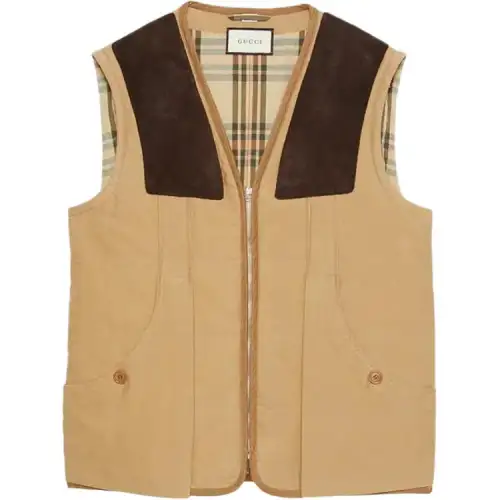 Gucci zip-up gilet