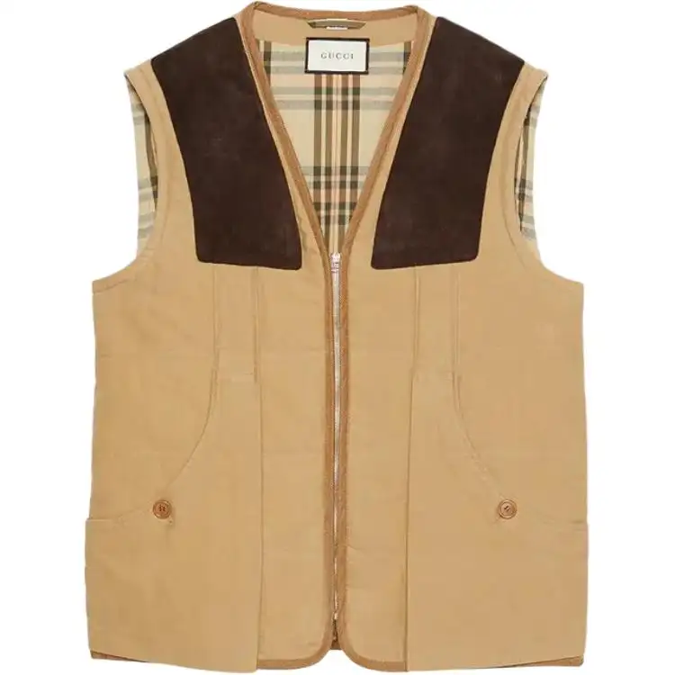 Gucci zip-up gilet