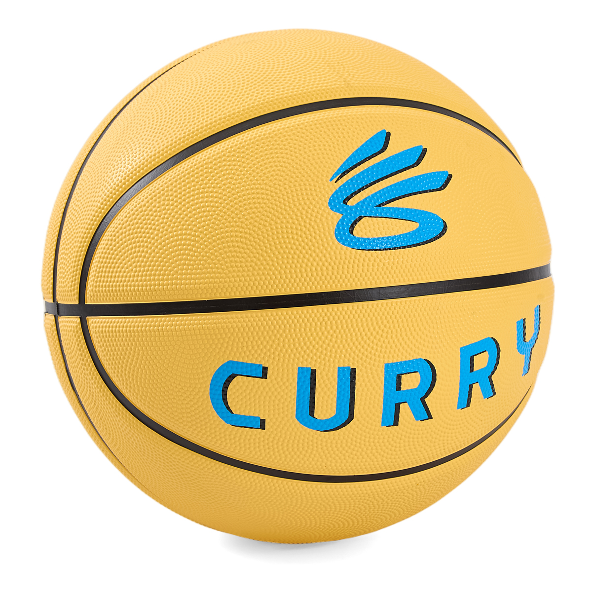 Under Armour x CURRY Rubber Basketball Yellow Size 7 Ball Street Training Unisex