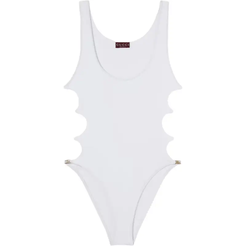 GUCCI Sparkling Stretch Jersey Swimsuit