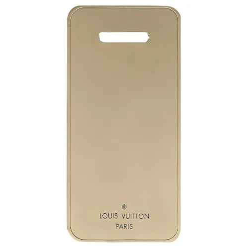 LOUIS VUITTON Metal Luggage Tag Bag Accessory Unisex Gold