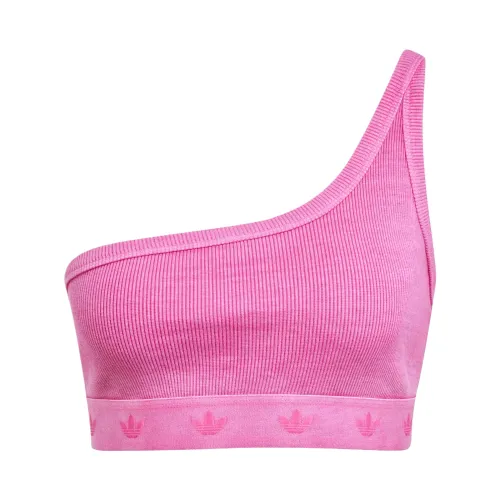 Adidas Originals Ribbed One Shoulder Top