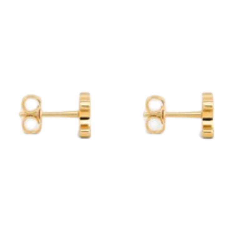 Серьги CELINE Brass Stud Earrings (золотые) — фото 3