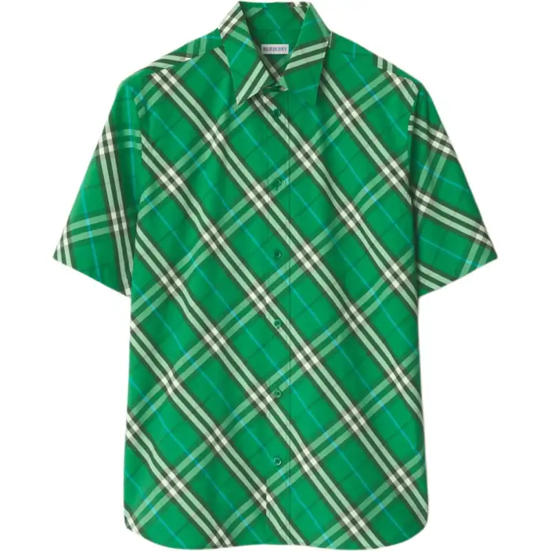 Burberry checked shirt