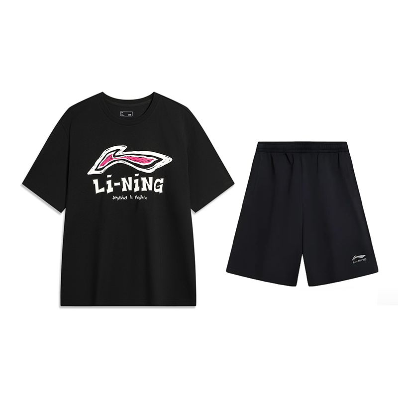 Li Ning Casual Sportswear Unisex Black