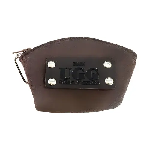 UGG Sheepskin Coin Purse Unisex Chocolate