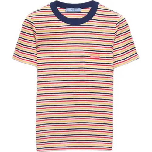 PRADA Regular T Shirt Women's Pomegranate Yellow