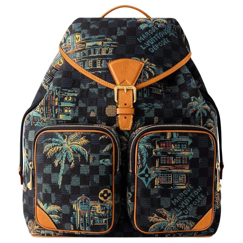 Мужской рюкзак Louis Vuitton Montsouris CARGO (темно-синий)