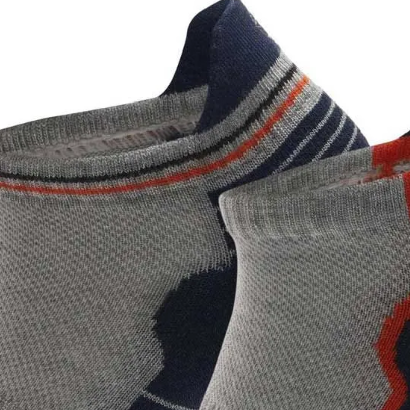 Timberland Hiker Ankle Socks Unisex 2 Pack Flame Color