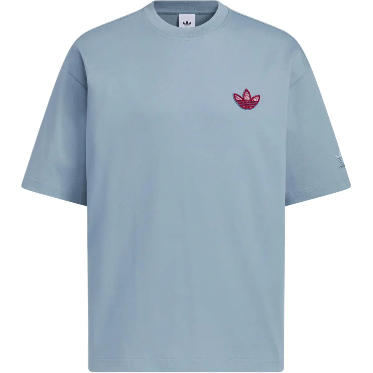 Adidas Originals Trefoil Graphic TREFOILGRAPHICT SHIRT T Shirt Men's Fantasy Gray