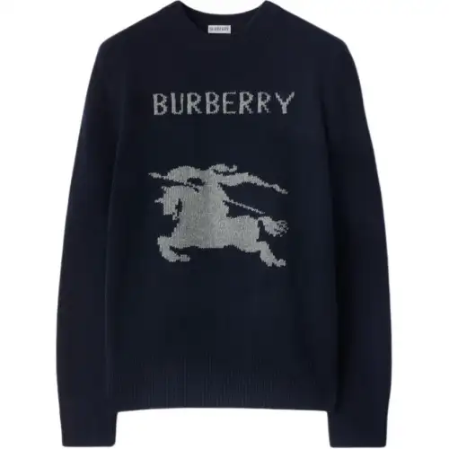Burberry SS25 Sweater Men's Marine Blue