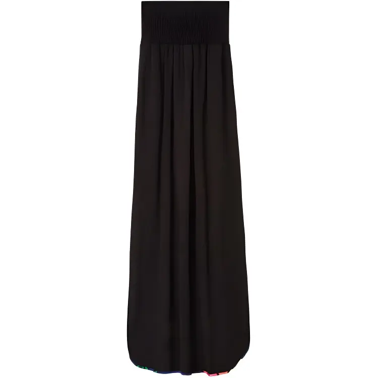 LOEWE Sleeveless Dresses Women's Black Boat Neck Moderate Mid Length