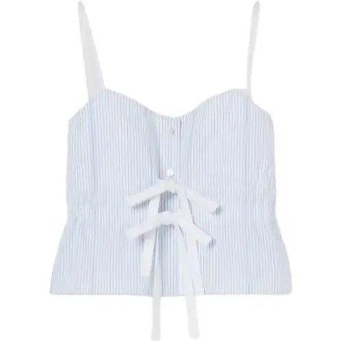 GUCCI Cotton Fil Coupé Top
