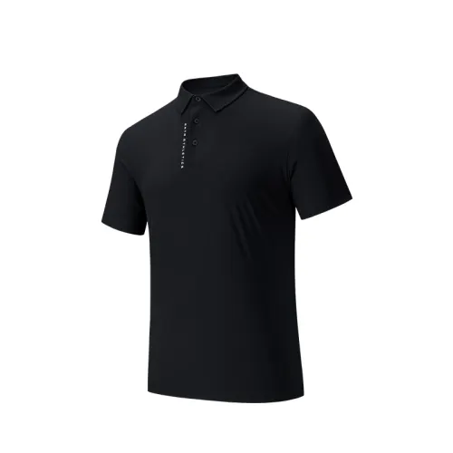 Anta Variety Training Collection Polo Shirt Men's Basic Black