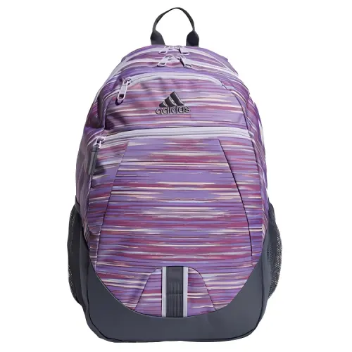 Adidas Polyester Backpack Unisex Purple