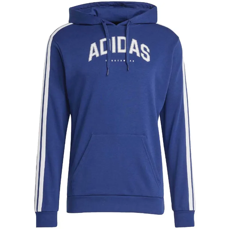 Adidas Sweatshirts Men's Blue Hooded Moderate Other