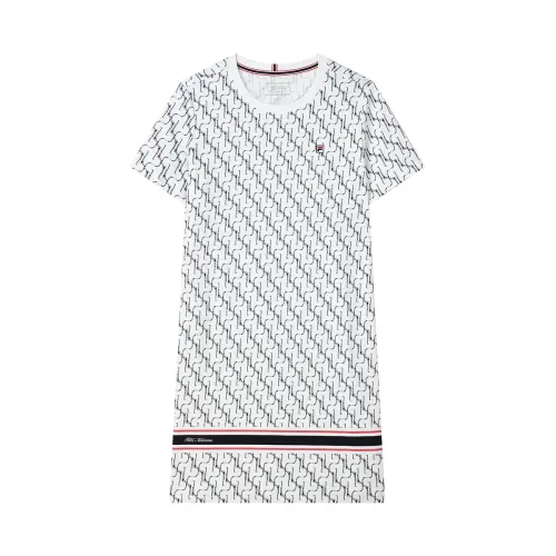 FILA Short Sleeved Dress Women's Standard White