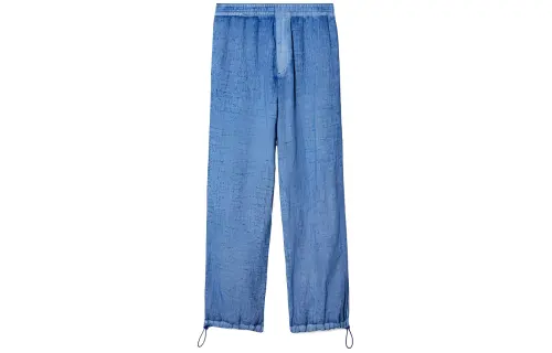 Burberry straight-leg linen trousers
