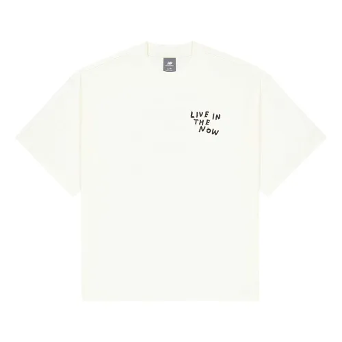 New Balance NB Grey T Shirt Men's White