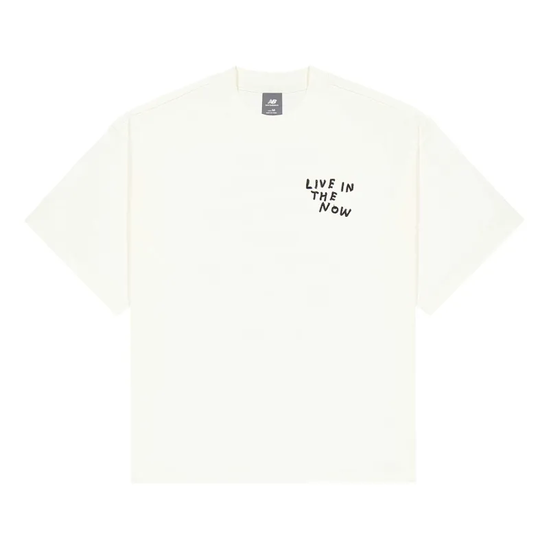 New Balance NB Grey T Shirt Men's White