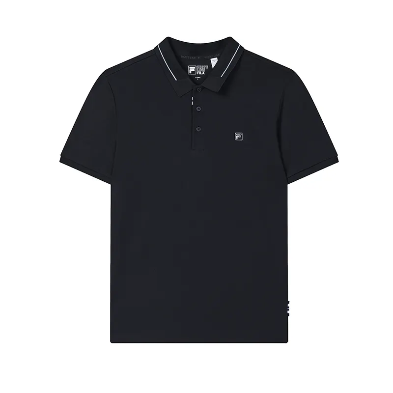 FILA WHITE Polo Shirt Men's Legend Blue NV