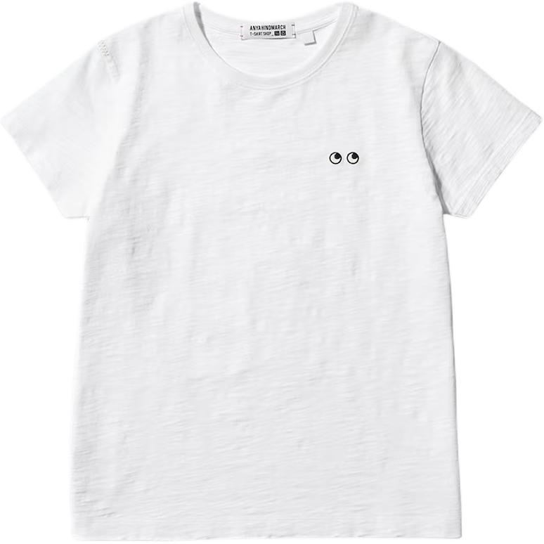 Женская футболка UNIQLO Anya Hindmarch (белая)