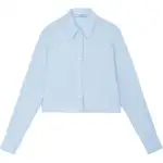 PRADA Shirts Women's Light Blue Lapel