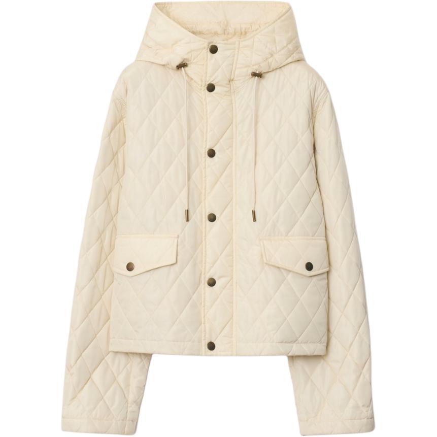 Женская куртка Burberry Quilted Jacket (бежевая)