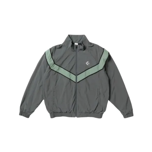 Converse NYLON TRAINING JACKET MENS Jacket Men's Gray