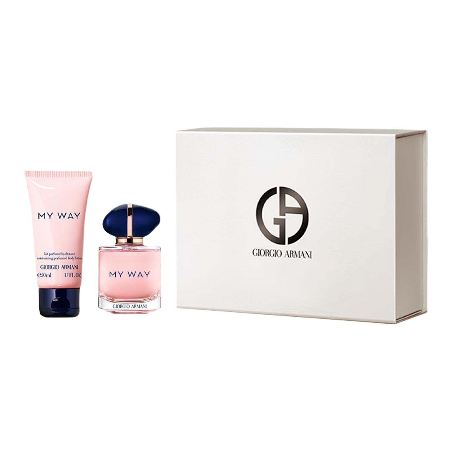 ARMANI Self Boundless Sample Set, Self Boundless Eau De Parfum EDP 7ml+50ml Body Lotions