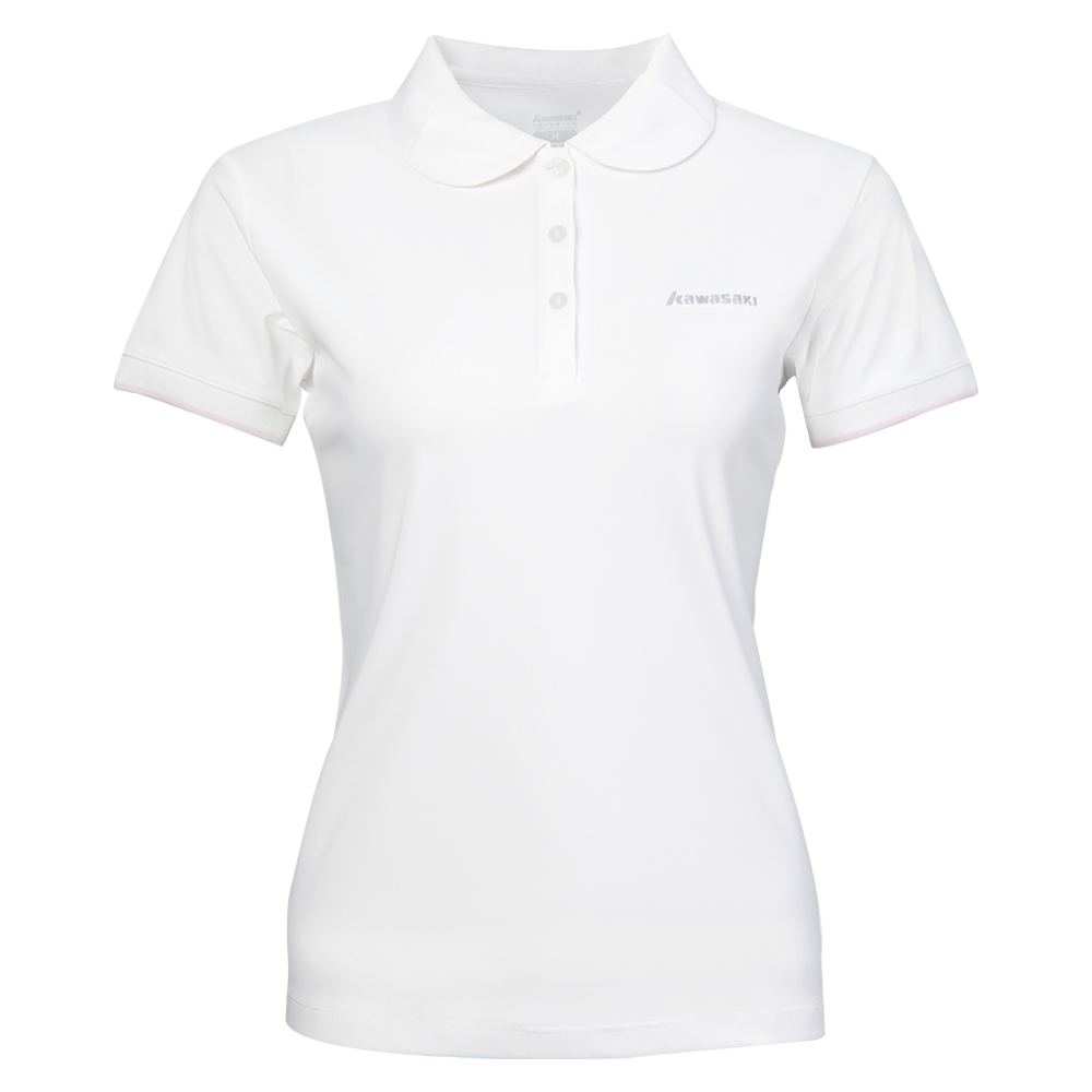 Женская футболка Kawasaki Polo (белая)