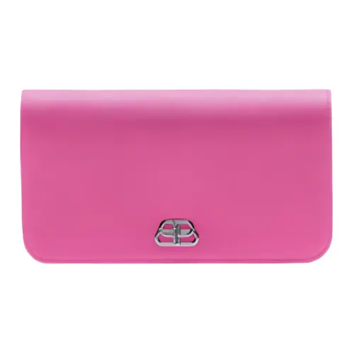 Balenciaga Long Calfskin Shoulder Bag Women's Pink