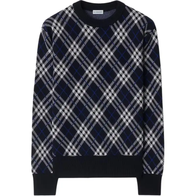 Burberry checked sweater
