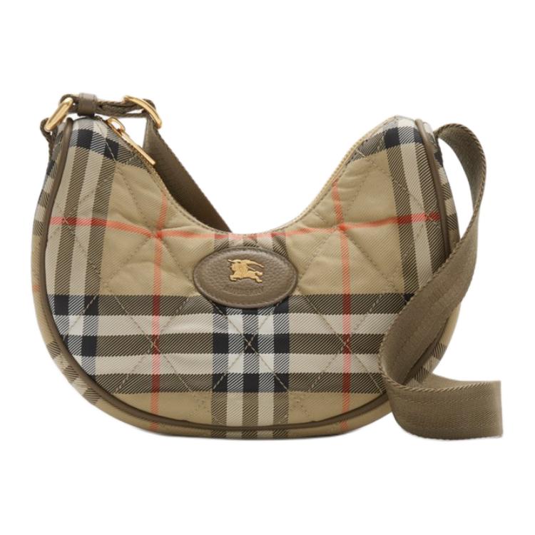 Женская сумка Burberry Horseshoe (коричневая)