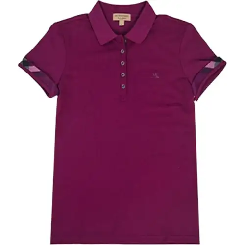Burberry Polo Shirt Women's Fuchsia