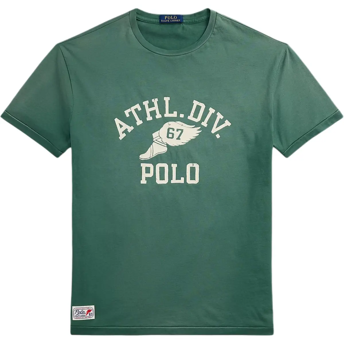 Polo Ralph Lauren T Shirt Classic Version Men's Washed Forest Green