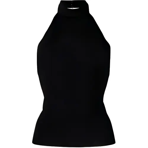 SAINT LAURENT SS21 Slim Fit Knitwear Women's Black