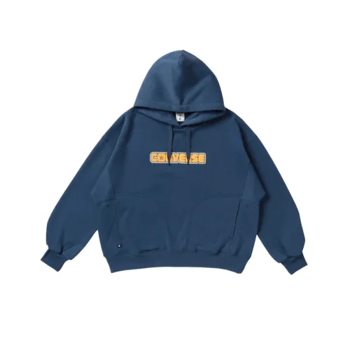 Converse CHENILLE SWEAT HOODIE LDS Sweatshirt Women's Dark Blue