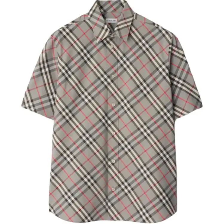 Burberry checked shirt