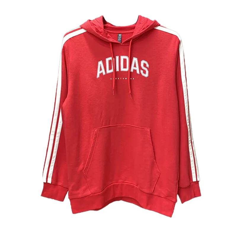 Adidas Sweatshirts Men's Red Hooded Moderate Other