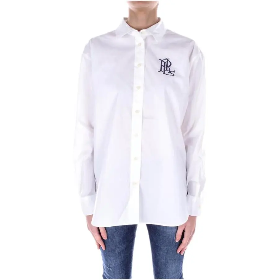 Polo Ralph Lauren Logo Embroidered Curved Hem Shirt