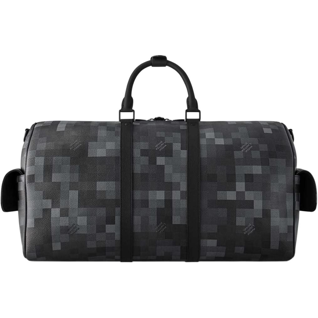 Мужская сумка Louis Vuitton Keepall 50 (черная) — фото 3