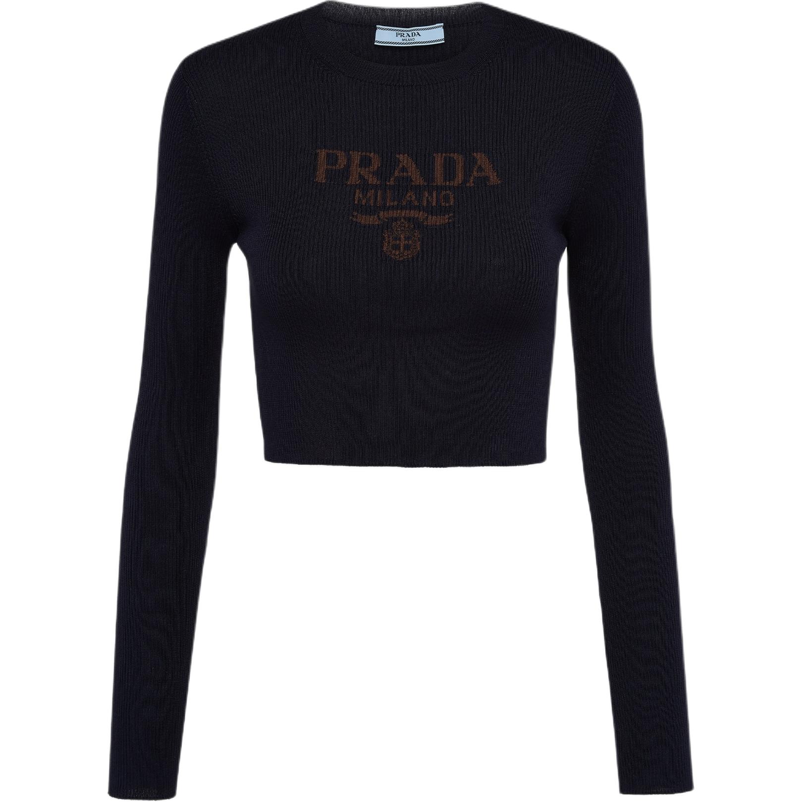 Женский свитер Prada (темно-синий)