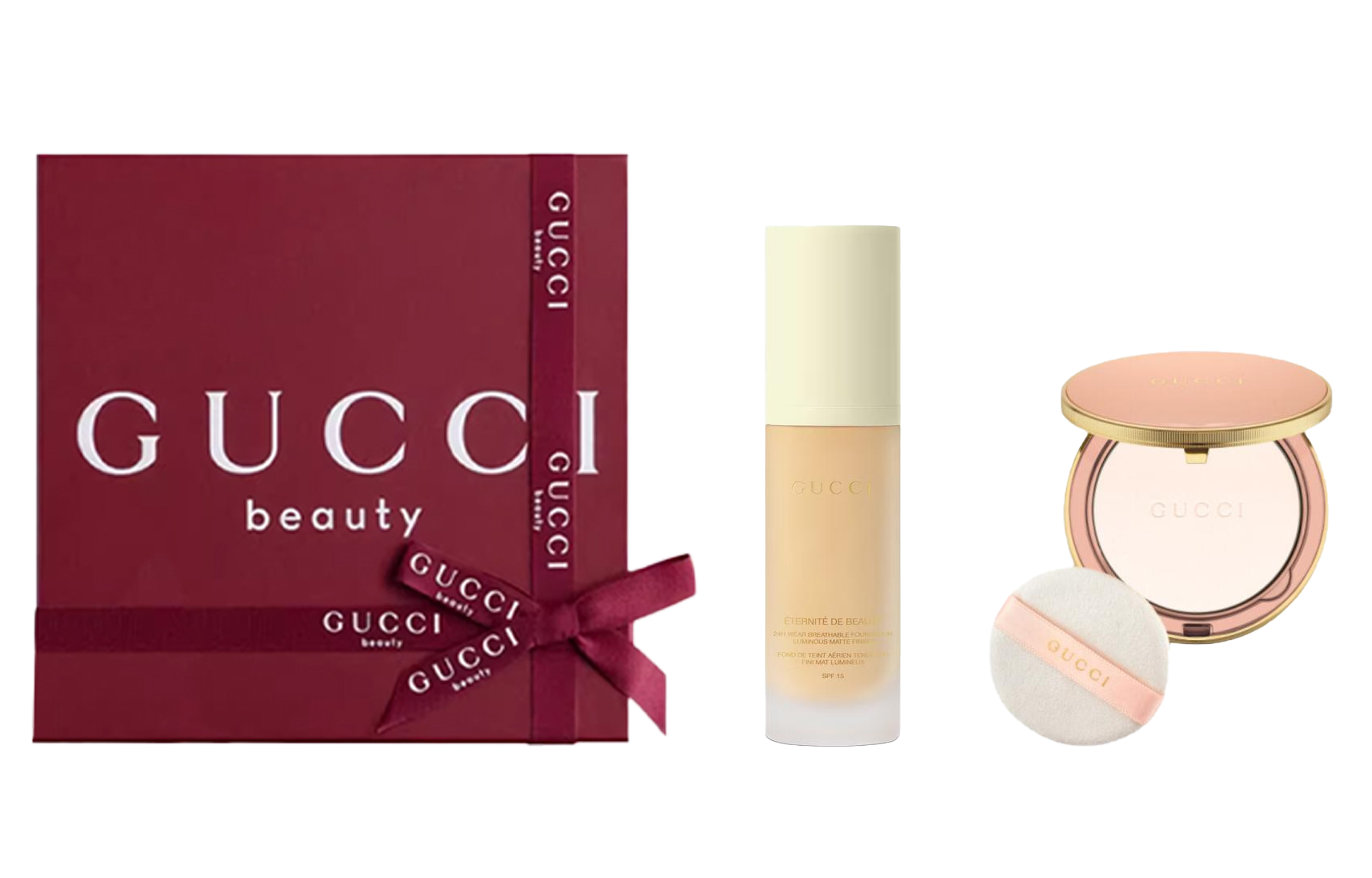 Набор косметики Gucci Foundation Set (бежевый)