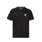 Timberland T Shirts Men's Black Crew Neck Moderate