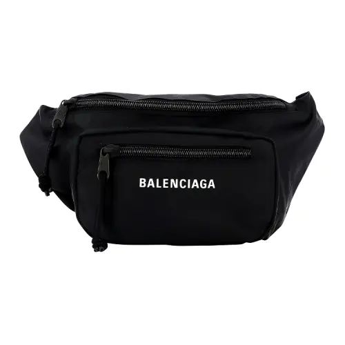 Balenciaga Nylon Fanny Pack Men's Black
