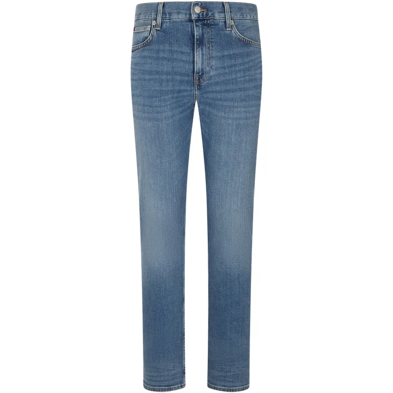 Tommy Hilfiger Whiskered Straight-Leg Jeans